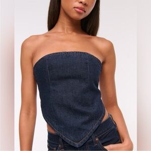 Abercrombie Pride Strapless Denim
Scarf Top